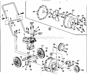 Part Location Diagram of 58112 Generac BRUSH HOLDER ASM