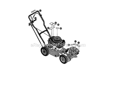 Decals Diagram and Parts List for 536797410  Craftsman Edger