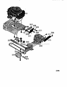Page A Diagram and Parts List for 536797460  Craftsman Edger