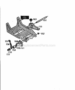 Part Location Diagram of 331394-833 Craftsman Height Adjustment