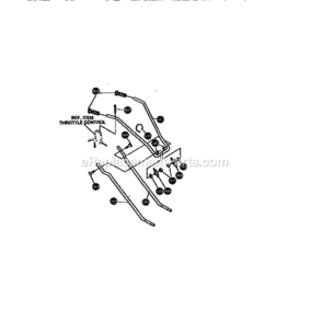 Page C Diagram and Parts List for 536797501  Craftsman Cultivator