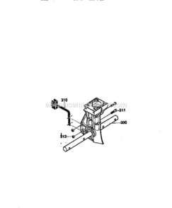 Page B Diagram and Parts List for 536797502  Craftsman Cultivator