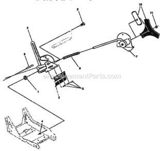 Page D Diagram and Parts List for 536797540  Craftsman Edger