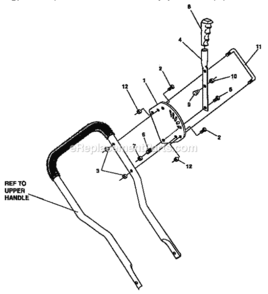 Page G Diagram and Parts List for 536797540  Craftsman Edger