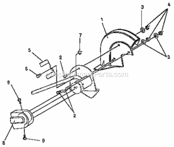 Page C Diagram and Parts List for 536797570  Craftsman Edger