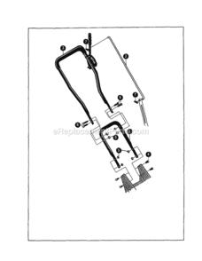 Page G Diagram and Parts List for 536797571  Craftsman Edger