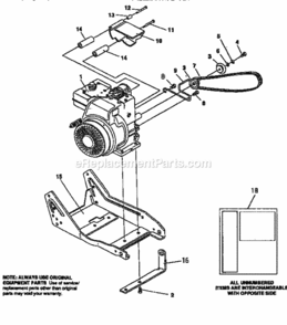 Page A Diagram and Parts List for 536797580  Craftsman Edger