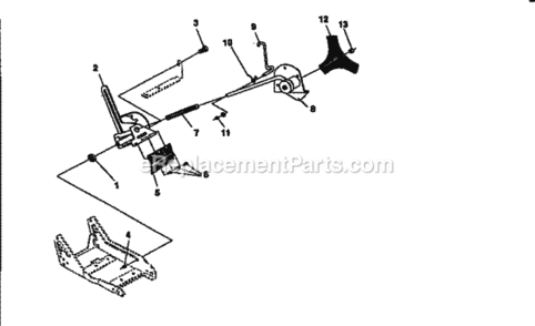 Page E Diagram and Parts List for 536797580  Craftsman Edger