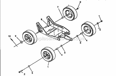 Page F Diagram and Parts List for 536797580  Craftsman Edger