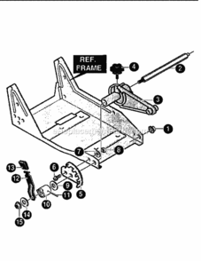 Page J Diagram and Parts List for 536797591  Craftsman Edger