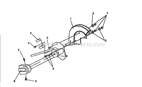 Page C Diagram and Parts List for 536797591  Craftsman Edger