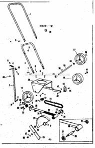 Part Location Diagram of 32821 Craftsman Knob Throttl