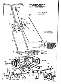 Part Location Diagram of 29078 Generac PIN COTTER 1/16 X 1/2