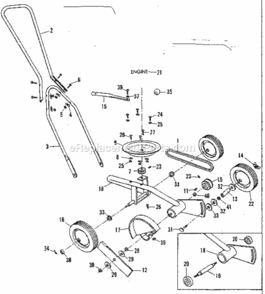Page A Diagram and Parts List for 53685627  Craftsman Edger