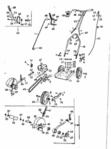 Part Location Diagram of 28915 Craftsman Blade Guard