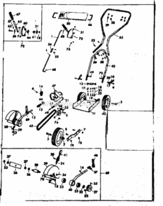 Part Location Diagram of 27821 Craftsman Wheel Axle