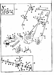 Page A Diagram and Parts List for 53685639  Craftsman Edger