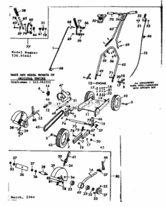 Page A Diagram and Parts List for 53685662  Craftsman Edger