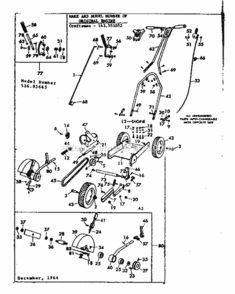 Page A Diagram and Parts List for 53685663  Craftsman Edger