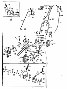 Page A Diagram and Parts List for 53685665  Craftsman Edger