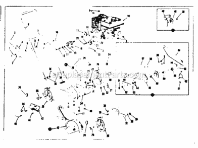 Part Location Diagram of 35367 Generac PC BOARD ASY SERVICE