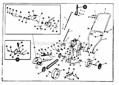 Part Location Diagram of 41981 Craftsman Handle Lower