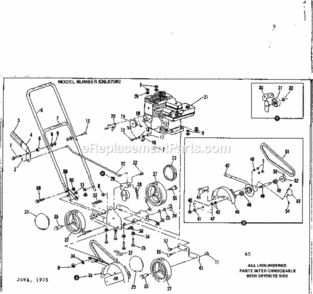 Part Location Diagram of 15238 Craftsman Engine