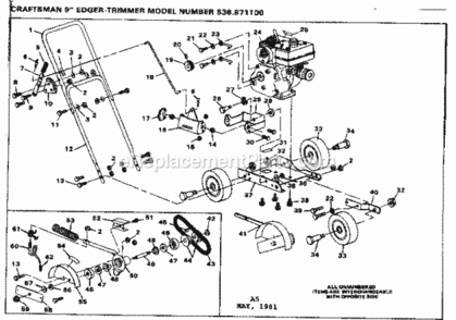 Part Location Diagram of 577156MA Craftsman Left Front Plate