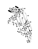 Handle Assembly Diagram and Parts List for 536881110  Craftsman Snow Blower