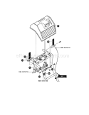 Control Panel Assembly Diagram and Parts List for 536881111  Craftsman Snow Blower