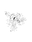 Auger Housing Diagram and Parts List for 536881113  Craftsman Snow Blower