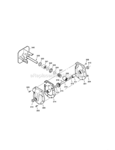 Page F Diagram and Parts List for 536881114  Craftsman Snow Blower