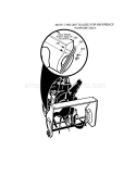 Drift Cutter Assembly Diagram and Parts List for 536881121  Craftsman Snow Blower