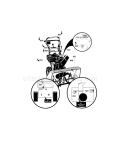 Decals Diagram and Parts List for 536881230  Craftsman Snow Blower