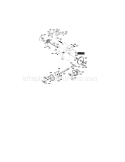 Drive Assembly Diagram and Parts List for 536881230  Craftsman Snow Blower