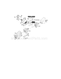 Auger Housing Assembly Diagram and Parts List for 536881230  Craftsman Snow Blower
