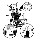 Decals Diagram and Parts List for 536881260  Craftsman Snow Blower