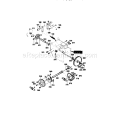 Drive Assembly Diagram and Parts List for 536881260  Craftsman Snow Blower
