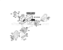 Auger Housing Assembly Diagram and Parts List for 536881260  Craftsman Snow Blower
