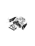 Auger Components Diagram and Parts List for 536881400  Craftsman Snow Blower
