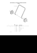 Wheels Diagram and Parts List for 536881500  Craftsman Snow Blower