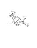 Auger Housing Diagram and Parts List for 536881501  Craftsman Snow Blower