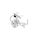 Electric Starter Diagram and Parts List for 536881501  Craftsman Snow Blower