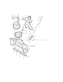 Part Location Diagram of 1501870MA Craftsman Chute Crank