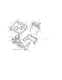 Top Cover Diagram and Parts List for 536881510  Craftsman Snow Blower