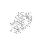Drive Diagram and Parts List for 536881550  Craftsman Snow Blower
