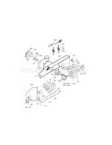 Auger Housing Diagram and Parts List for 536881650  Craftsman Snow Blower