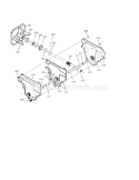 Gear Case Diagram and Parts List for 536881651  Craftsman Snow Blower
