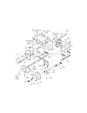 Drive Diagram and Parts List for 536881750  Craftsman Snow Blower