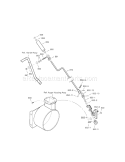 Chute Rod Diagram and Parts List for 536881750  Craftsman Snow Blower